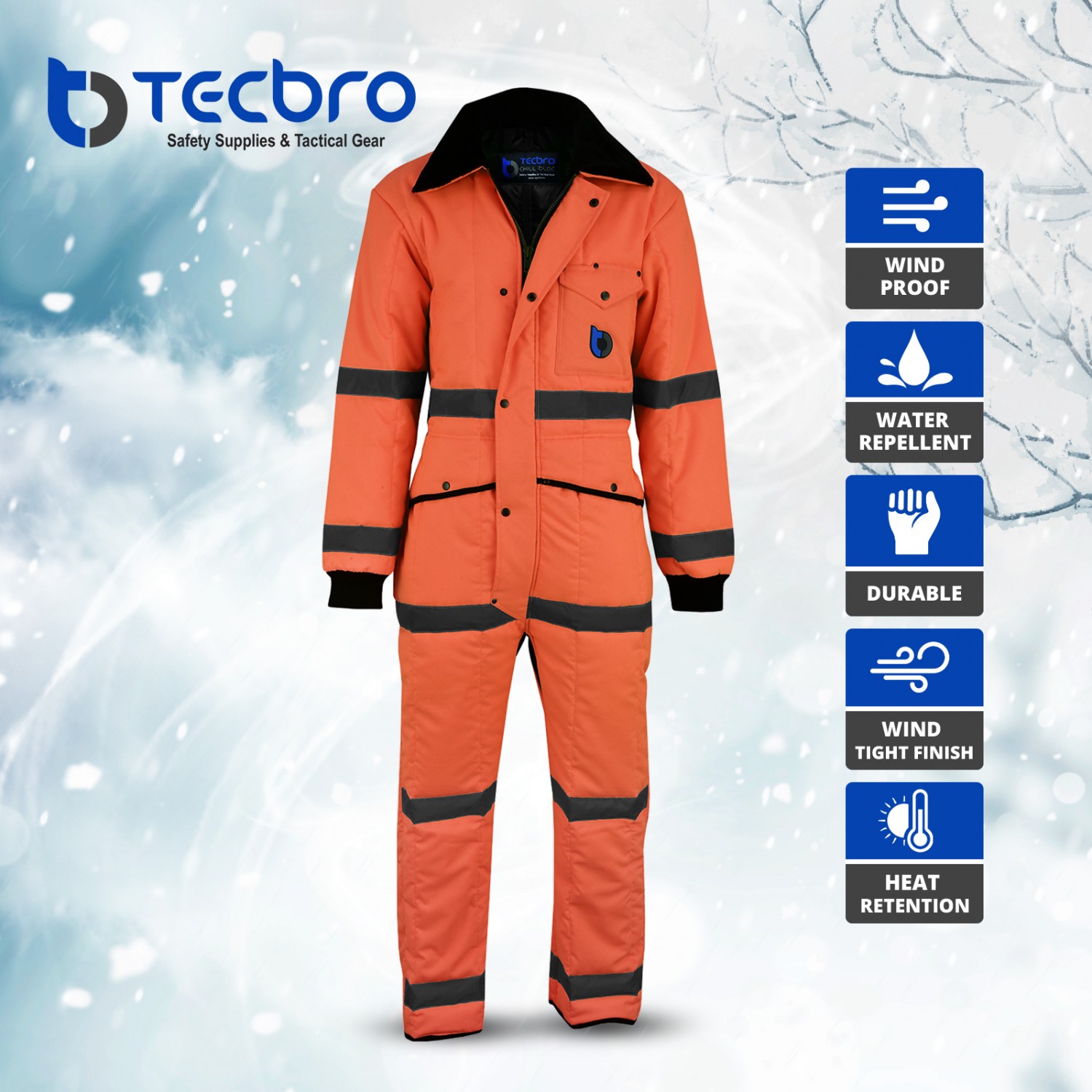 HIVIS CHILL-BLOC® COVERALLS